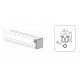 Zárókupak - 22x13 - Szürke Zárókupak - 22x13 - Szürke