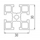 Aluprofil - 30x30 Aluprofil - 30x30