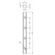 Összekötő elem M6 - L=120mm Összekötő elem M6 - L=120mm