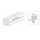 Összekötő elem M6 - L=160mm Összekötő elem M6 - L=160mm