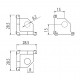 Csatlakozó - Alu - (M6/B8) Csatlakozó - Alu - (M6/B8)