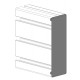Zárókupak - 120x40 - Szürke Zárókupak - 120x40 - Szürke
