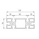 Aluprofil - 120x45 Aluprofil - 120x45
