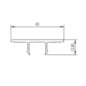 Aluprofil - 45x12