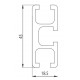 Aluprofil - 45x18,5 Aluprofil - 45x18,5