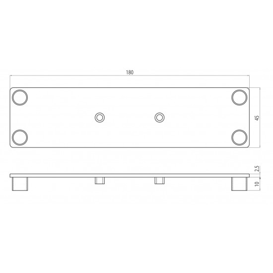 Zárókupak - 180x45 - Szürke