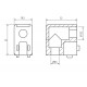 Kockaösszekötő - 18x32-2d - Készlet - Szürke Kockaösszekötő - 18x32-2d - Készlet - Szürke