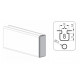 Zárókupak - 45x18 - Szürke Zárókupak - 45x18 - Szürke