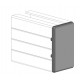 Zárókupak - 50x30 - Szürke Zárókupak - 50x30 - Szürke