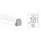 Zárókupak - 32x32 - R90 - Szürke Zárókupak - 32x32 - R90 - Szürke