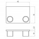 Zárókupak - 45x32 - Szürke Zárókupak - 45x32 - Szürke