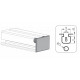 Zárókupak - 45x32 - Szürke Zárókupak - 45x32 - Szürke