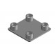 Zárókupak - 40x40 - Fekete Zárókupak - 40x40 - Fekete