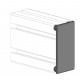 Zárókupak - 80x40 - Szürke Zárókupak - 80x40 - Szürke
