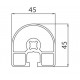 Aluprofil - 45x45 - R180 Aluprofil - 45x45 - R180