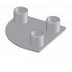 Zárókupak - 45x45-R90 - Szürke Zárókupak - 45x45-R90 - Szürke