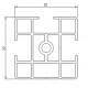 Aluprofil - 50x50 Aluprofil - 50x50