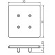 Zárókupak - 50x50 - Szürke Zárókupak - 50x50 - Szürke