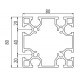Aluprofil - 80x80 Aluprofil - 80x80