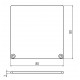 Kábelcsatorna Zárókupak - 80x80 - Alu Kábelcsatorna Zárókupak - 80x80 - Alu