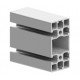 Aluprofil - 90x45 Két oldalon zárt - 90° Aluprofil - 90x45 Két oldalon zárt - 90°