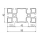Aluprofil - 90x90 ECO Aluprofil - 90x90 ECO