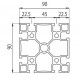 Aluprofil - 90x90 Aluprofil - 90x90