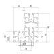 Zsanér - 80x50 - Alu Zsanér - 80x50 - Alu