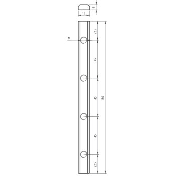 Horonyanya 4xM8 L=180mm