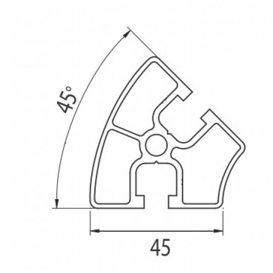 Aluprofil - R45