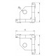 Csatlakozó - Alu - (M8/B10) Csatlakozó - Alu - (M8/B10)