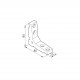 Sarokelem - C25 - 85 x 85 x 25 Sarokelem - C25 - 85 x 85 x 25