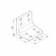 Sarokelem - C90 - 85 x 85 x 90 Sarokelem - C90 - 85 x 85 x 90