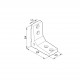 Sarokelem - C40S - 84 x 84 x 40 Sarokelem - C40S - 84 x 84 x 40
