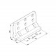 Sarokelem - D140/2 - 85 x 50 x 140 Sarokelem - D140/2 - 85 x 50 x 140