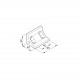Sarokelem - E65 - 40x40x65 Sarokelem - E65 - 40x40x65
