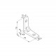Sarokelem - G25S - 79x79x25 Sarokelem - G25S - 79x79x25