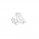 Sarokelem - 48x48x40 Sarokelem - 48x48x40