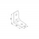 Sarokelem - G40 - 80x80x40 - készletben Sarokelem - G40 - 80x80x40 - készletben