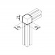 Kockaösszekötő - 25x25 - 2D Kockaösszekötő - 25x25 - 2D