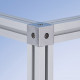 Kockaösszekötő - 40x40 - 3D Kockaösszekötő - 40x40 - 3D