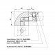 Kockaösszekötő - 40x40 - 3D Kockaösszekötő - 40x40 - 3D