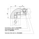 Kockaösszekötő - 40x40 - 3D Kockaösszekötő - 40x40 - 3D
