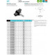 Szárnyas csavar A=48 mm, külső menet: M8X10 Szárnyas csavar A=48 mm, külső menet: M8X10