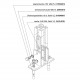 Talpelem - 40x40 profilhoz Talpelem - 40x40 profilhoz