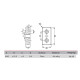 Talplemez - 80x40 - M10 - Alu - V2 Talplemez - 80x40 - M10 - Alu - V2