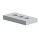 Talplemez - 80x40 - M12 - Alu Talplemez - 80x40 - M12 - Alu