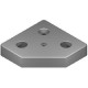 Talplemez - 80x80 - 45 - M10 - Alu Talplemez - 80x80 - 45 - M10 - Alu