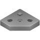 Talplemez - 80x80 - 45 - M16 - Alu Talplemez - 80x80 - 45 - M16 - Alu