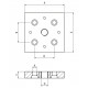 Talplemez - 100x100 - M16 - Alu Talplemez - 100x100 - M16 - Alu
